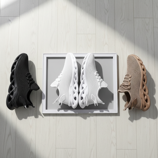 All colors flat lay