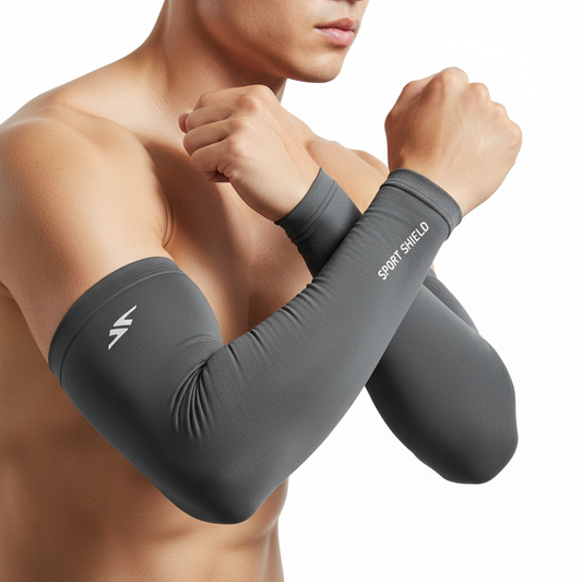 Grey UV Arm Sleeves